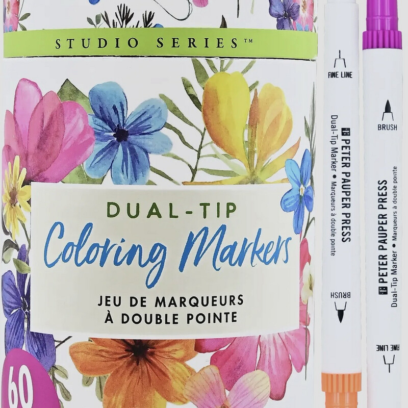 Dual Tip Coloring Markers