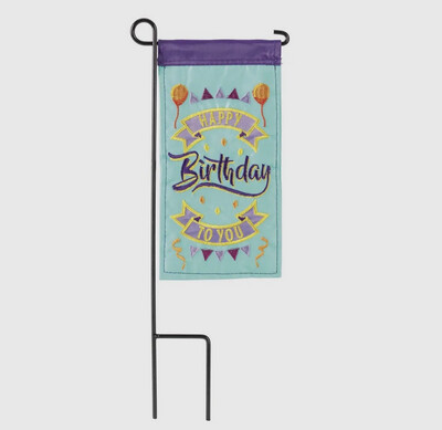 Happy Birthday Mini Flag