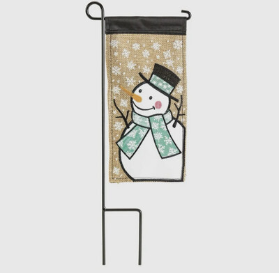 Snowman Mini Flag