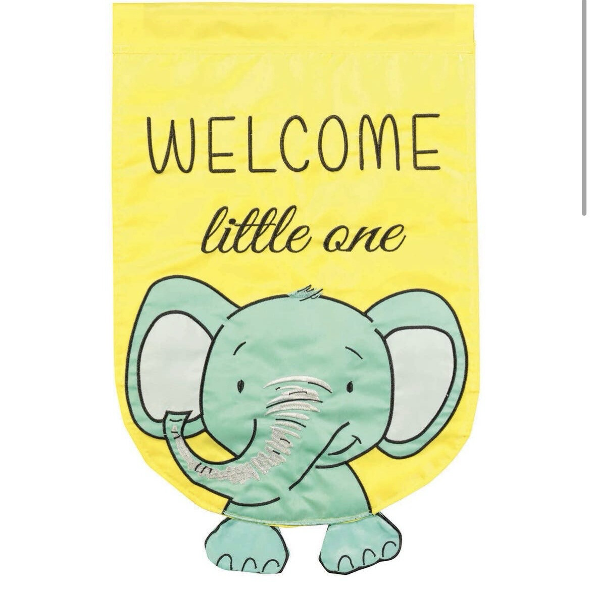 Welcome Little One Garden Flag