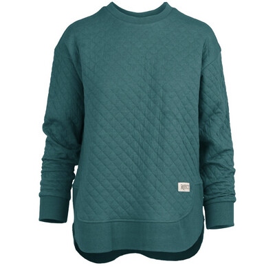Green Quilted Royce Sweatshirt
