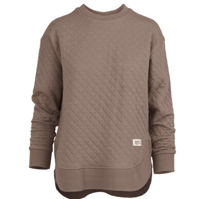 Khaki Quilted Royce Sweatshirt