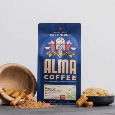 Alma Passion Medium Dark Roast Coffee