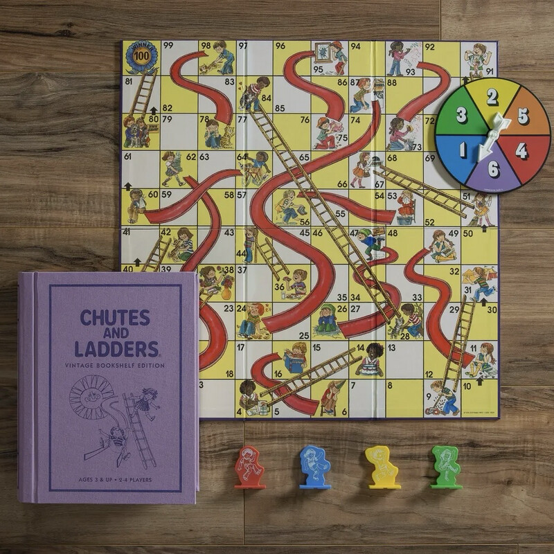 Chutes And Ladders Bookshelf Game