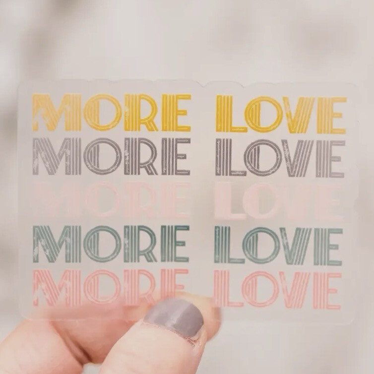 More Love Sticker