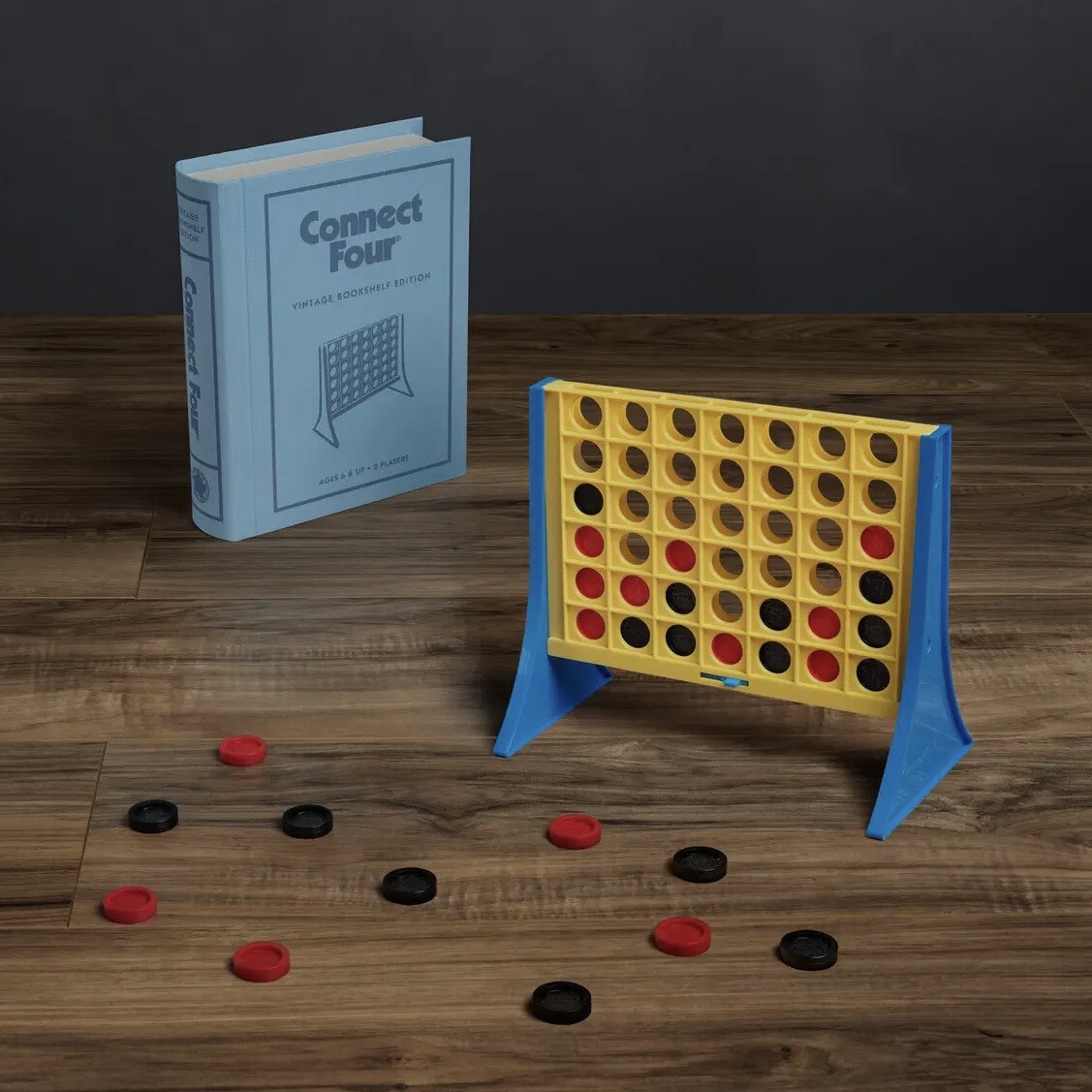 Connect Four Bookshelf Game