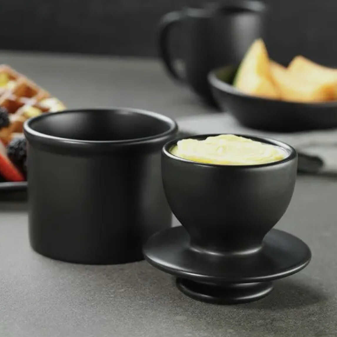 Black Butter Bell Crock