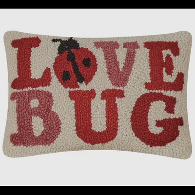 Love Lady Bug Hook Pillow