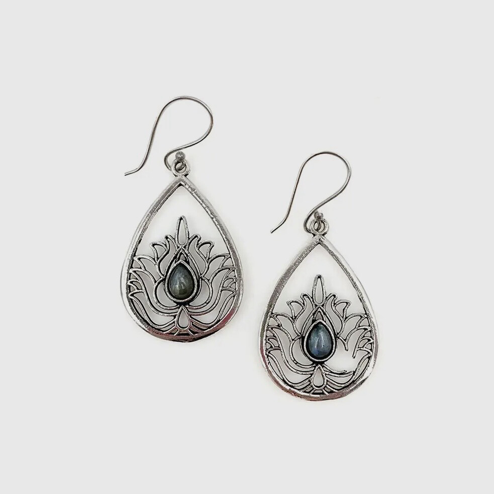 Labradorite Earrings