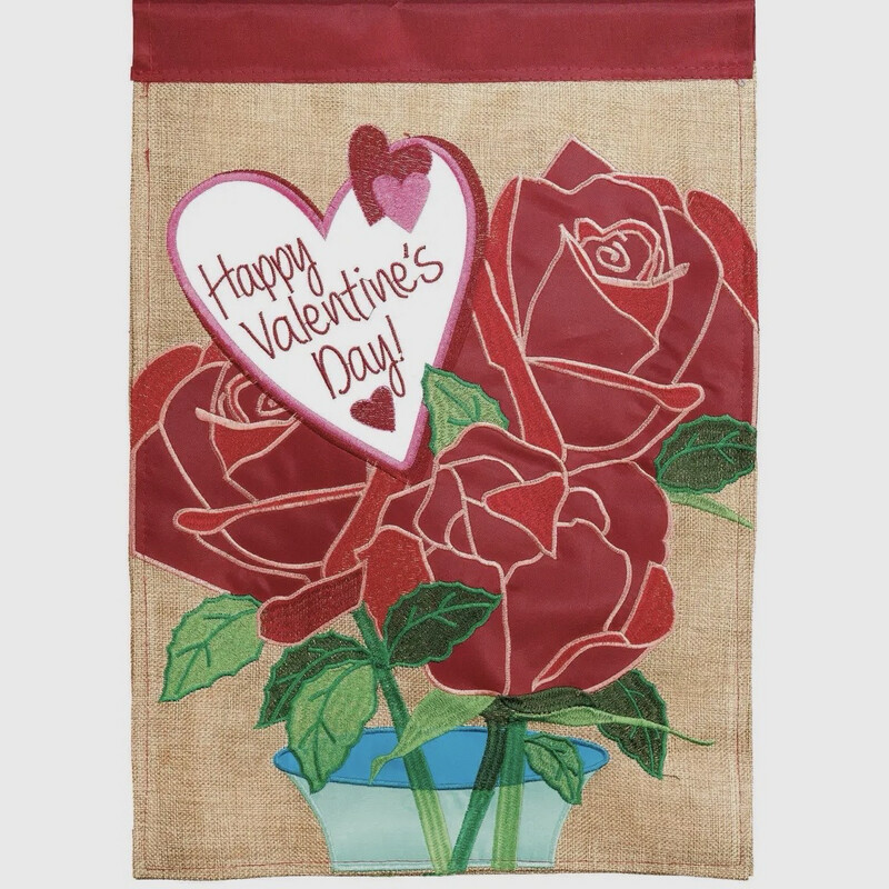 Valentines Day Garden Flag