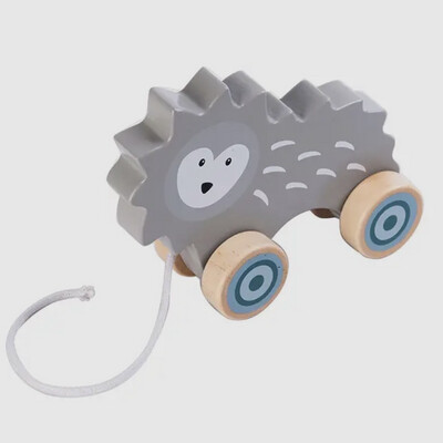 Hedgehog Wood Pull Toy