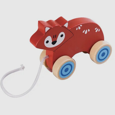Fox Wood Pull Toy