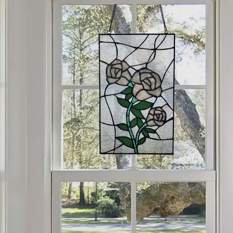 White Rose Stained Glass