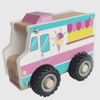 Ice Cream Truck Wood Toy