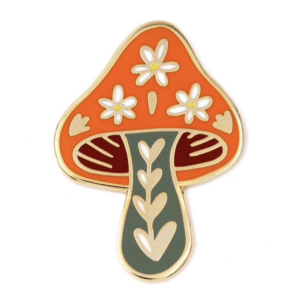 Mushroom Pin