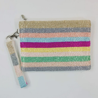 Beaded Wristlet, Bright