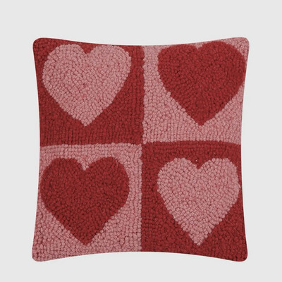 Hearts Hook Pillow