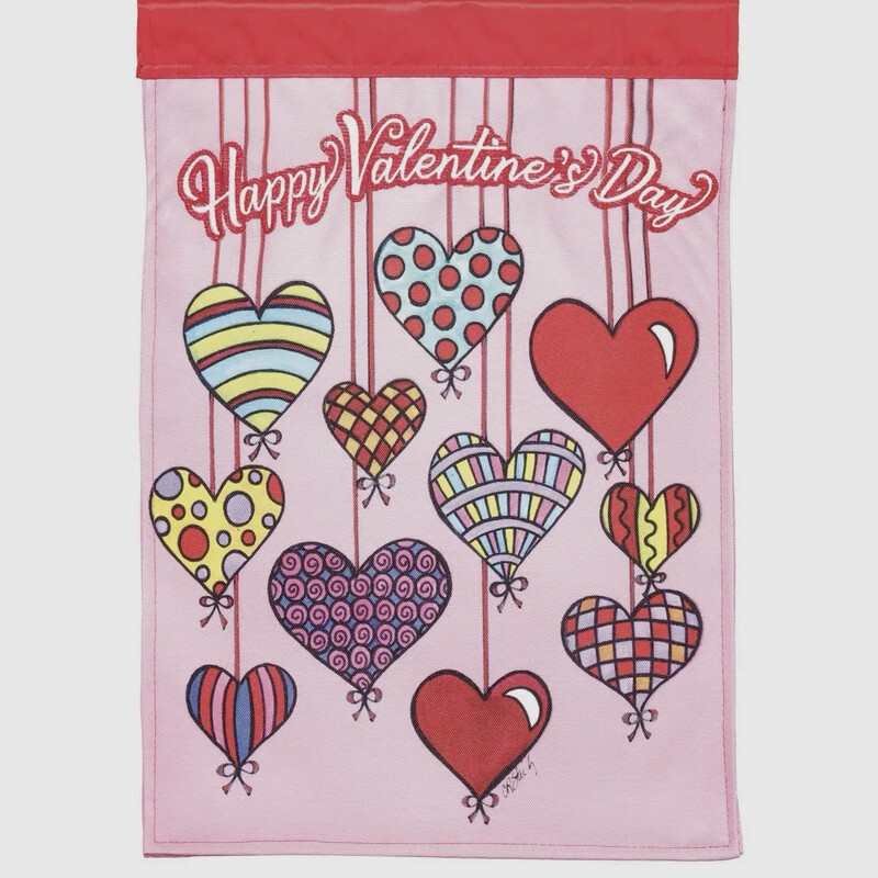 Valentines Garden Flag