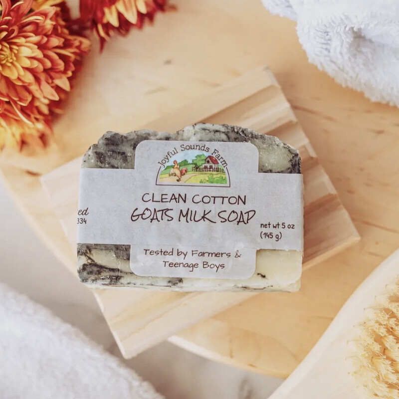 Clean Cotton Goats Milk Soap