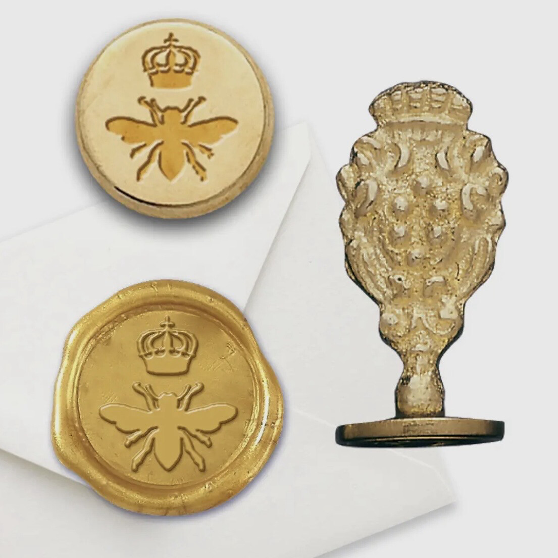 Bee Brass Wax Seal Stamp