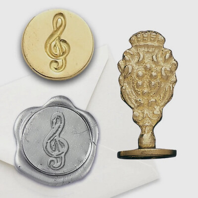 Music Note Brass Wax Seal Stamp
