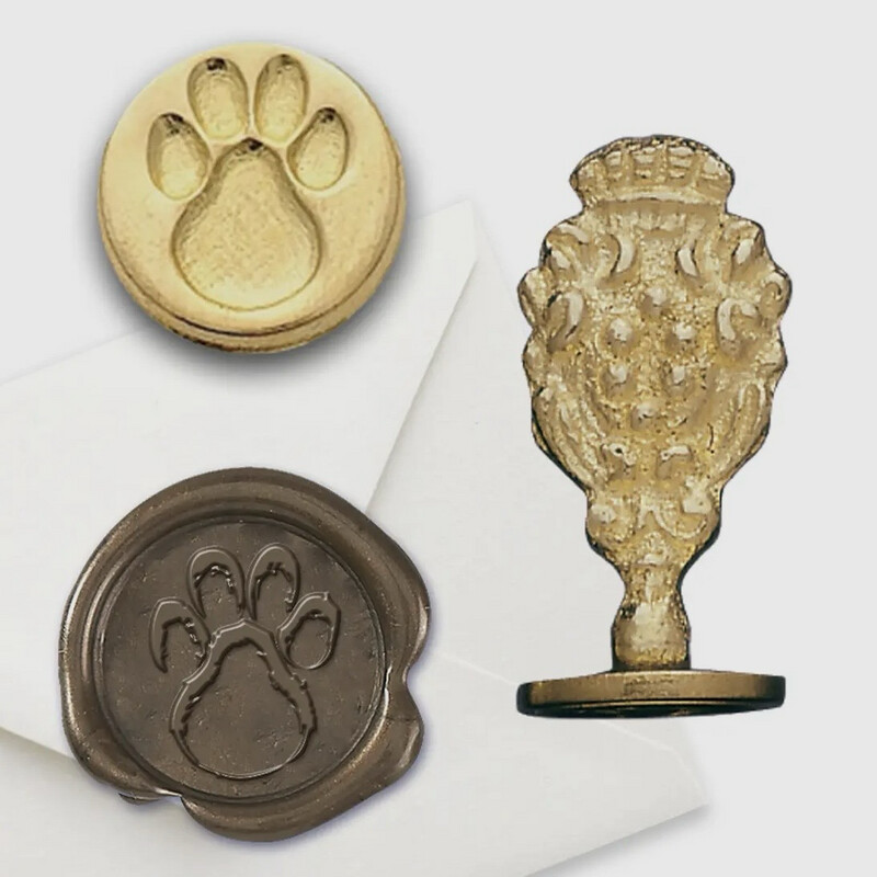 Paw Brass Wax Seal Stamp