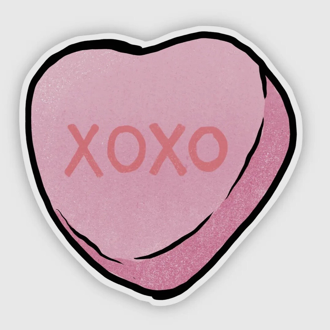 Xoxo Heart Sticker