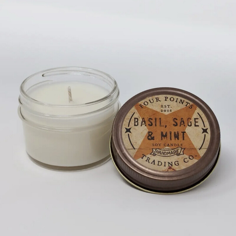 Basil, Sage, &amp; Mint Candle