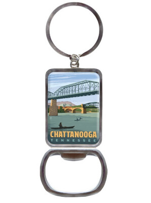 Walking Bridge Chattanooga Keychain Bottle Opener