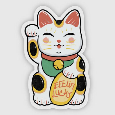 Lucky Cat Sticker