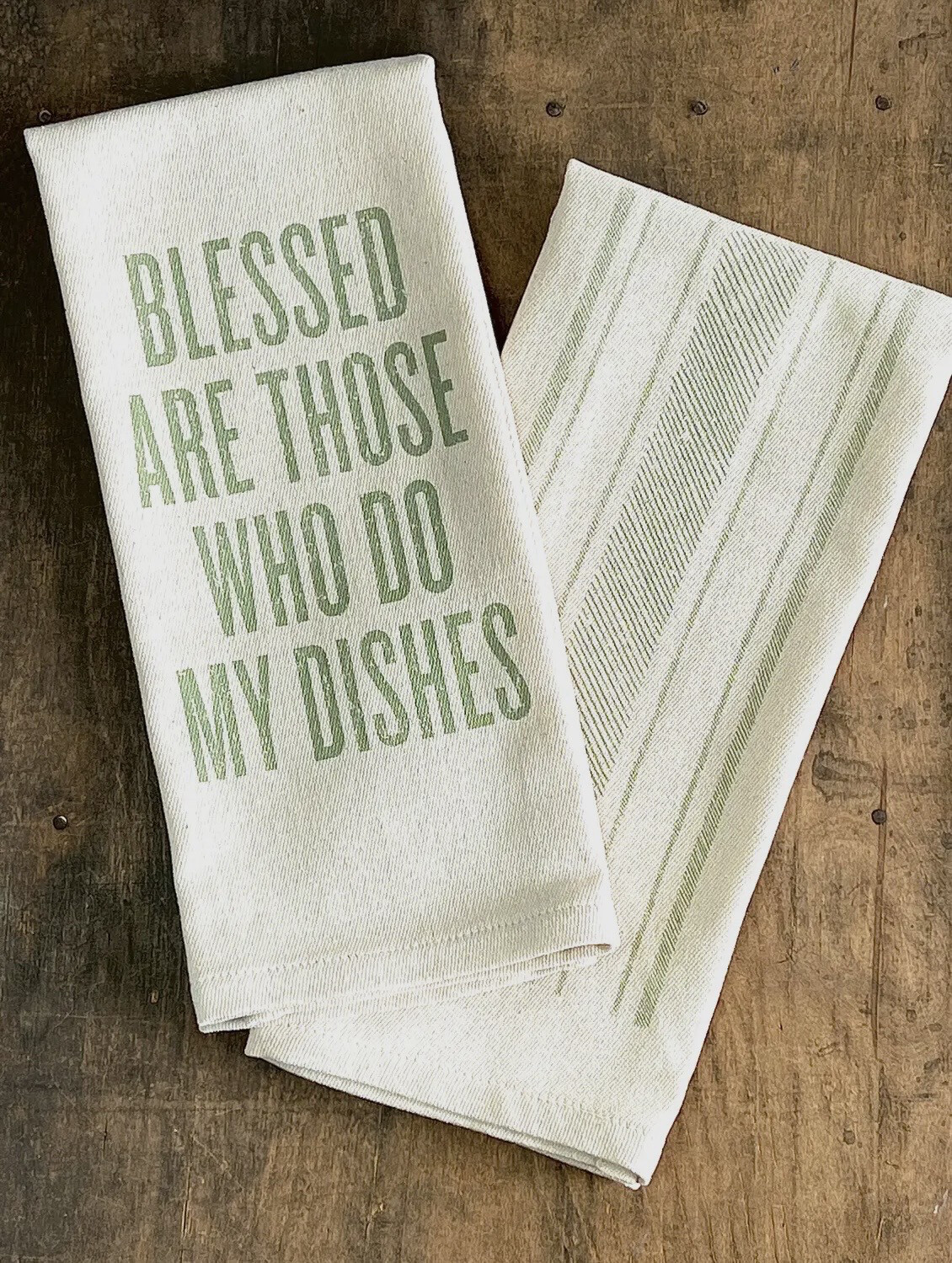 Blessed Dishes Tea Towel