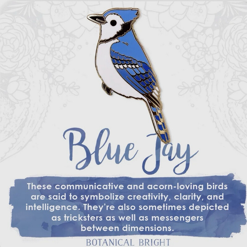 Blue Jay Lapel Pin