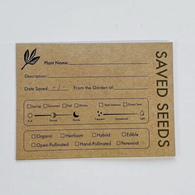 Seed Saver Envelopes