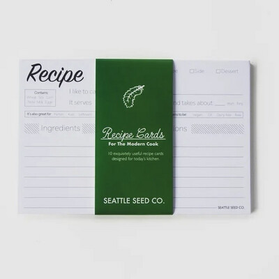 Recipe Card Pack