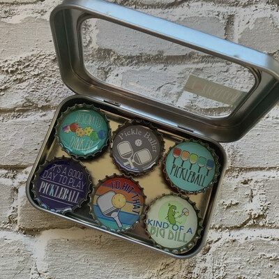 Pickleball Set Of Magnets