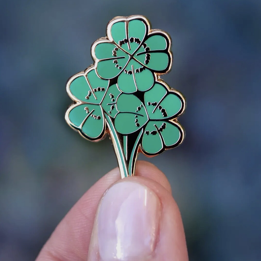 Clover Lapel Pin