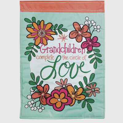 Grandchildren Garden Flag