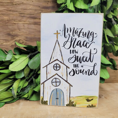 Amazing Grace Inspirational Block