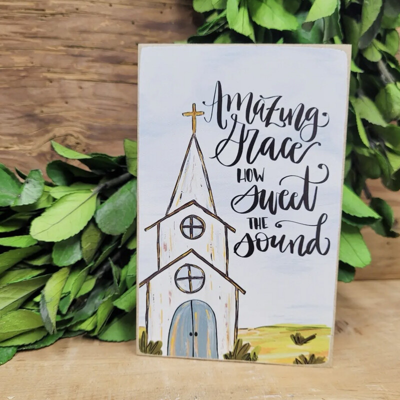 Amazing Grace Inspirational Block