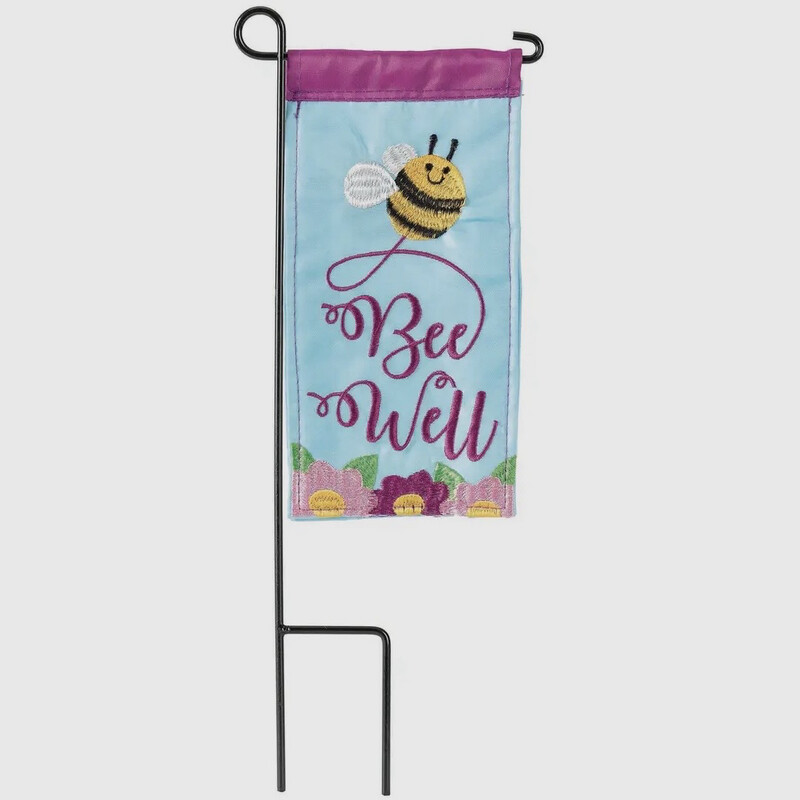 Bee Well Mini Flag