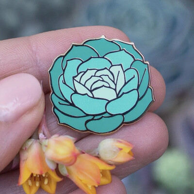 Succulent Lepel Pin
