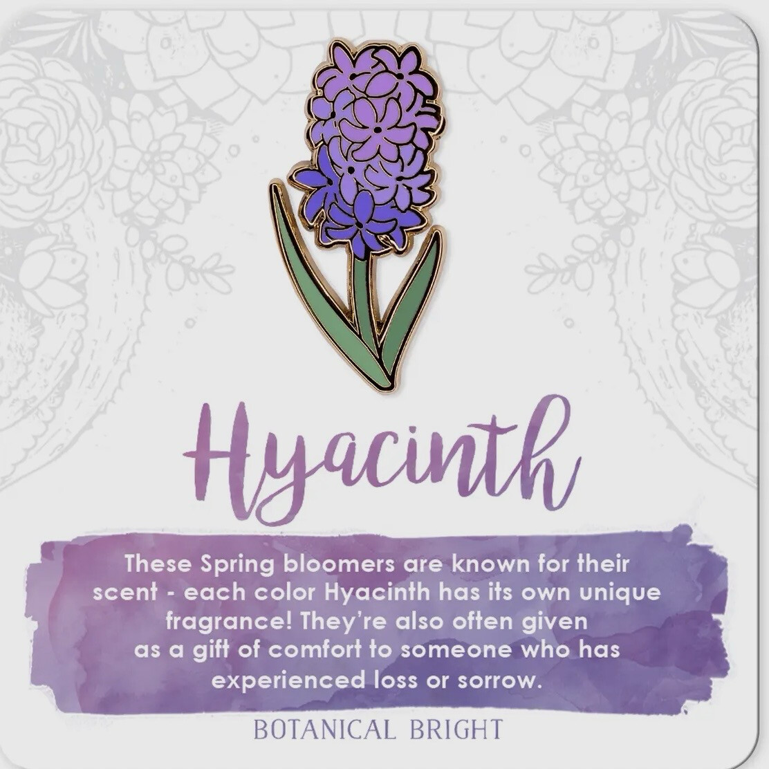 Hyacinth Lapel Pin