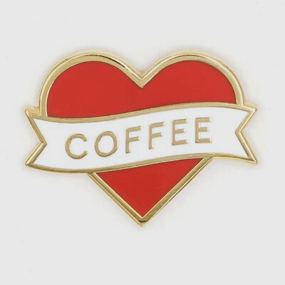 Love Coffee Pin
