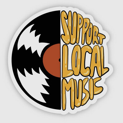 Support Local Music Sticker