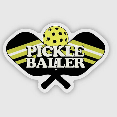 Pickle Baller Sticker