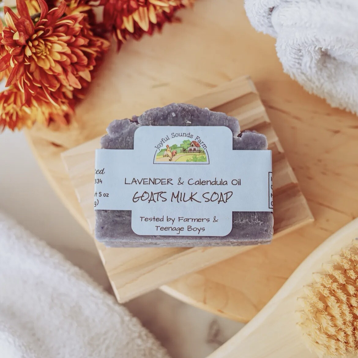Lavender &amp; Calendula Oil Goats Milk Soap