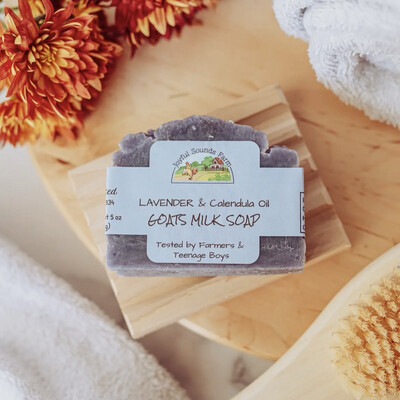 Lavender &amp; Calendula Oil Goats Milk Soap