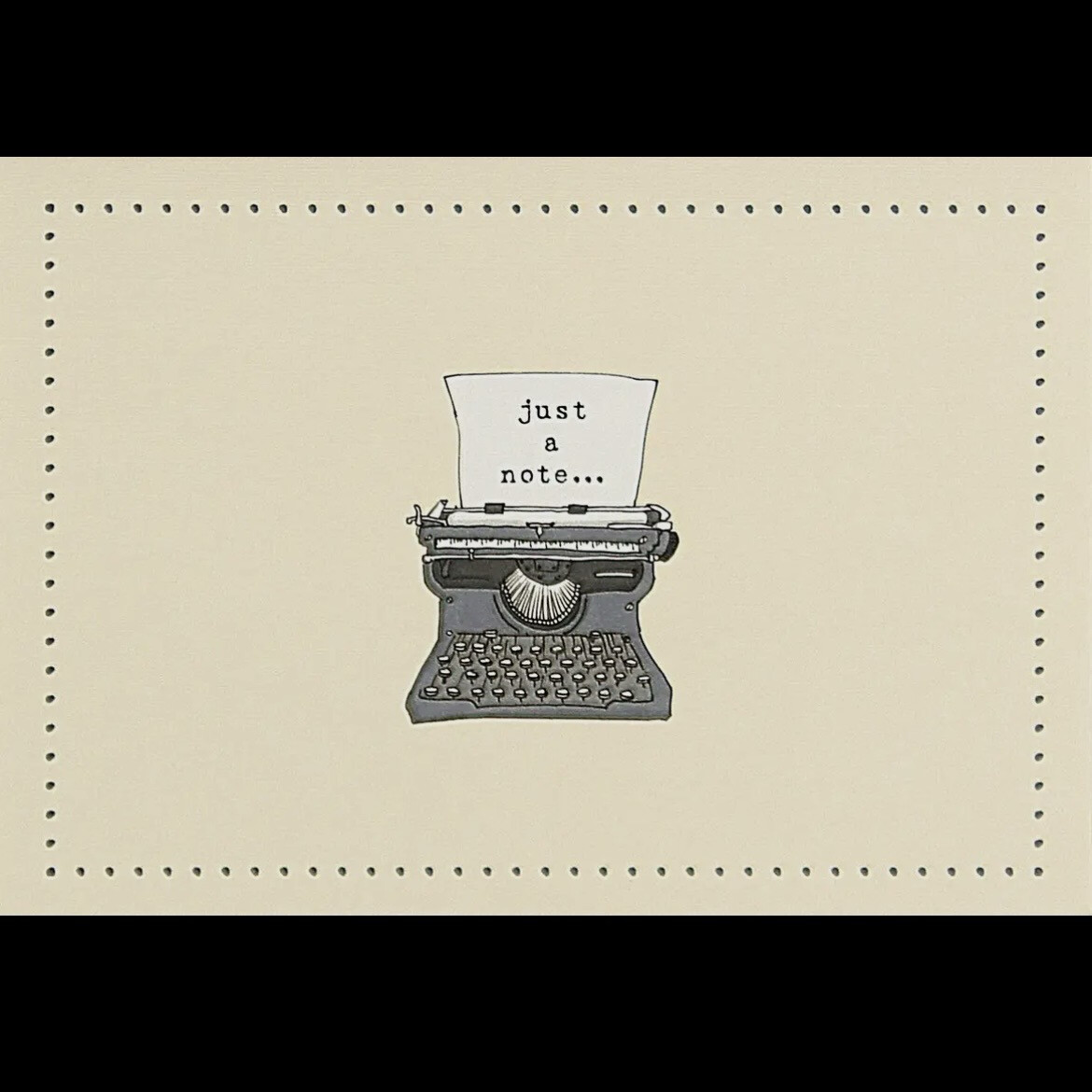 Typewriter Note Cards