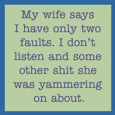 Funny Coaster, Wife Says