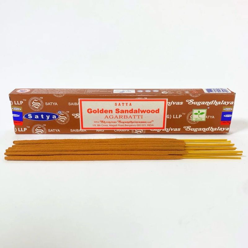 Satya Golden Sandalwood Incense Sticks